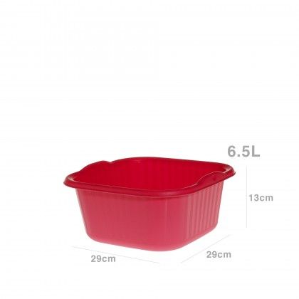 Bacia Polipropileno Quadrapractic Vermelho 6500ml