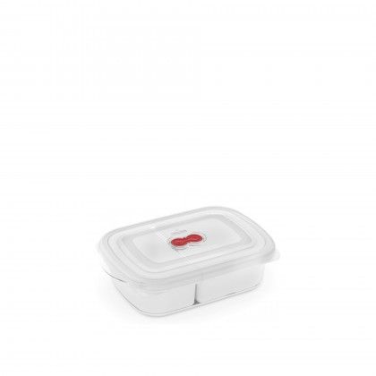 Caixa Hermtica Maxifresh 2 Divisrias 1000ml 14.5X22.5X5.5cm