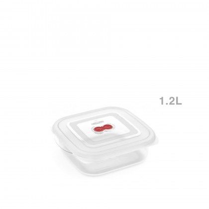 Caixa Hermtica Practiline Maxifresh Retangular 1200ml 17.5X20.5X5.5cm