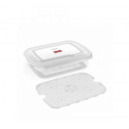 Caixa Hermtica Practiline Maxifresh Retangular com Grelha 3500ml 22.5X32.5X7.5cm