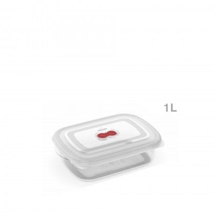 Caixa Hermética Practiline Maxifresh Retangular 1000ml 14.5X22.5X5.5cm Caixa Hermética Practiline Maxifresh Retangular 1000ml 14.5X22.5X5.5cm