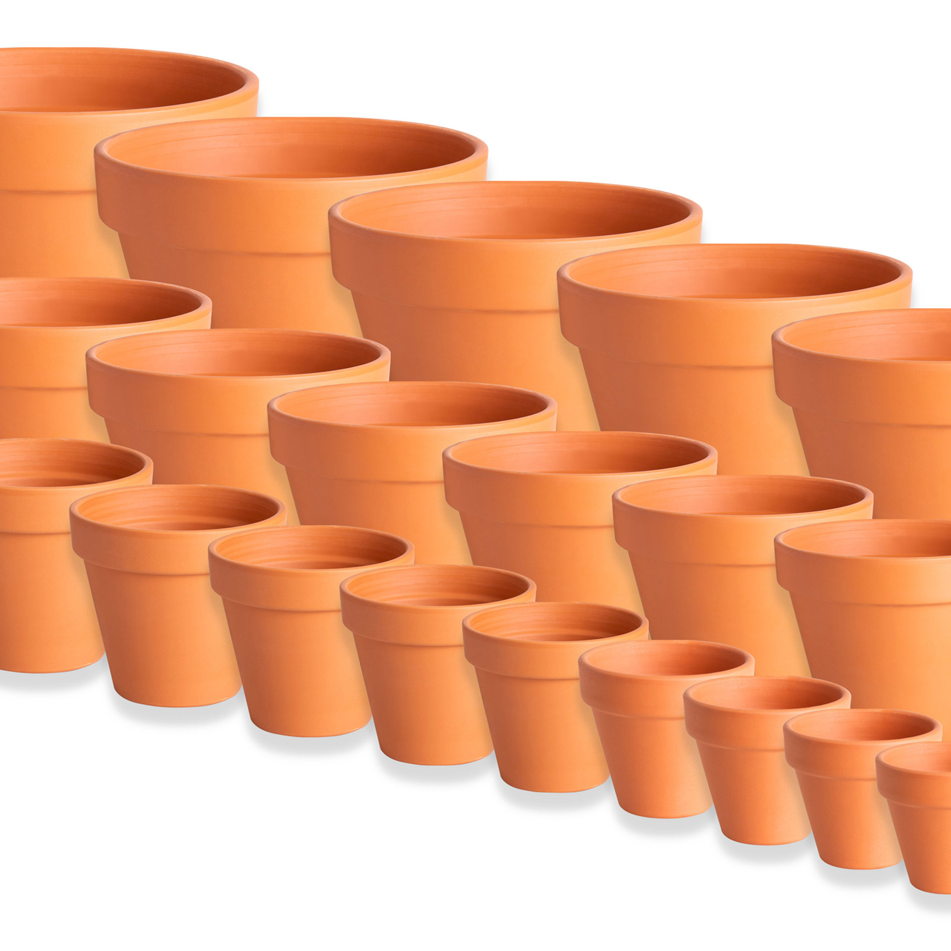 Vaso Barro Standard Redondo N.14 15.5X13.5cm