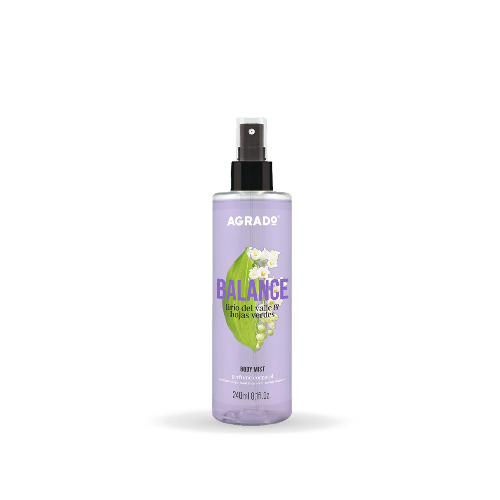 Perfume Corporal Agrado Balance Lírio do Vale & Folha Verde 200ml