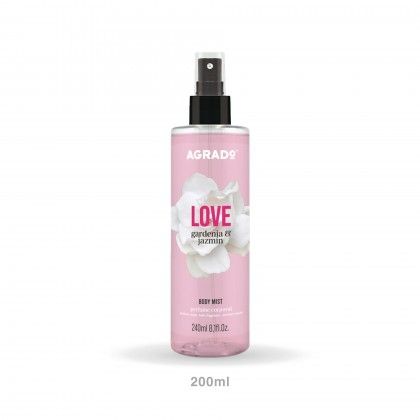Perfume Corporal Agrado Love Gardnia & Jasmim 200ml