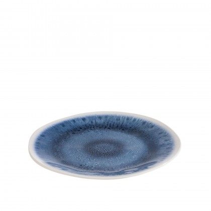 Prato Raso Melamina Blue Ocean Redondo 26.5X2cm Prato Raso Melamina Blue Ocean Redondo 26.5X2cm