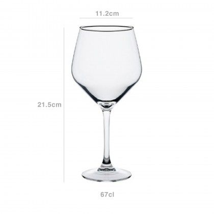 Copo Gin Gala 67cl 11.2X21.5cm Pack 6