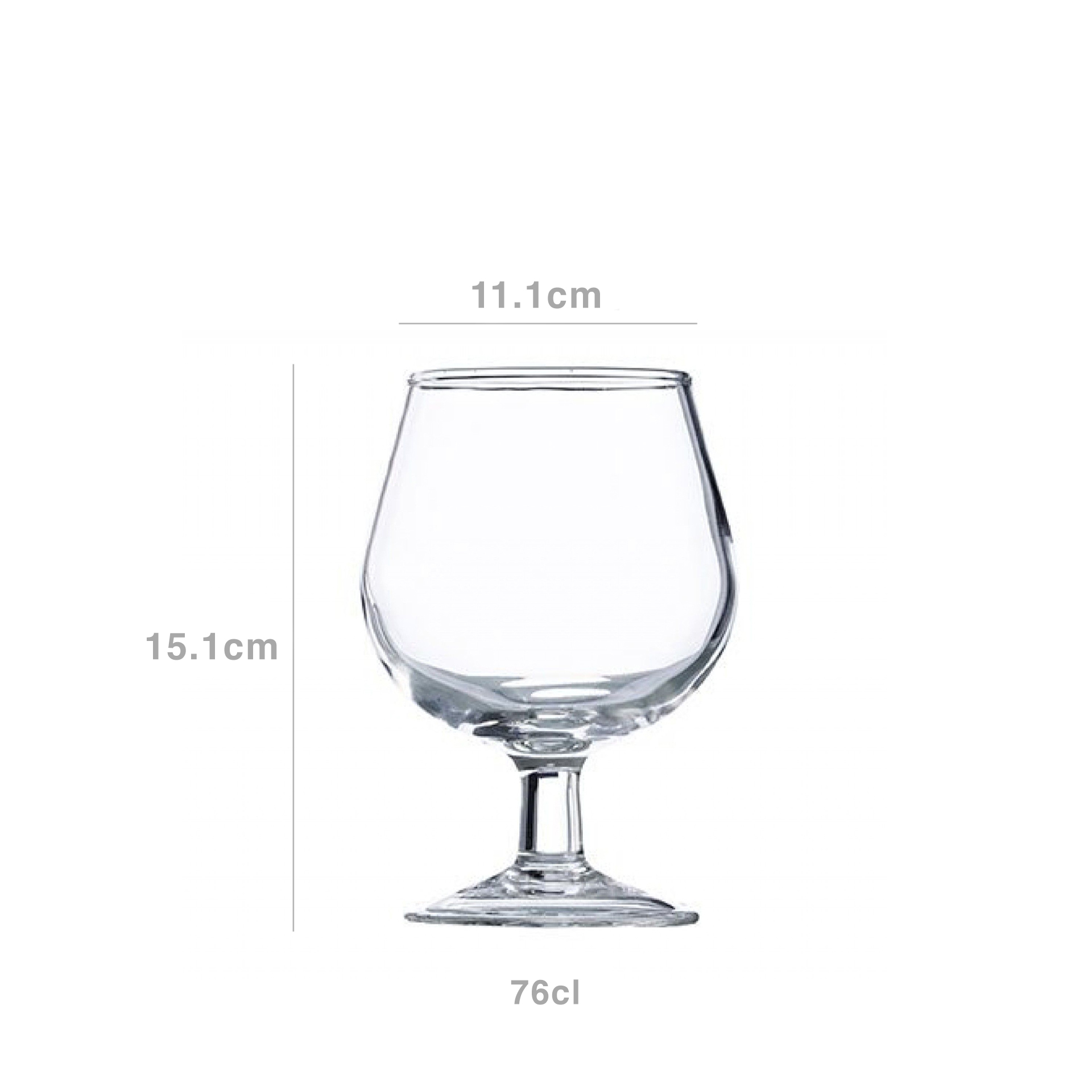 Cálice Conhaque Vicrila 76cl 11.1X15.1cm Pack 6