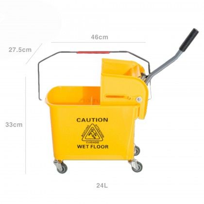 Balde Limpeza Industrial 24l 46X27.5X33cm