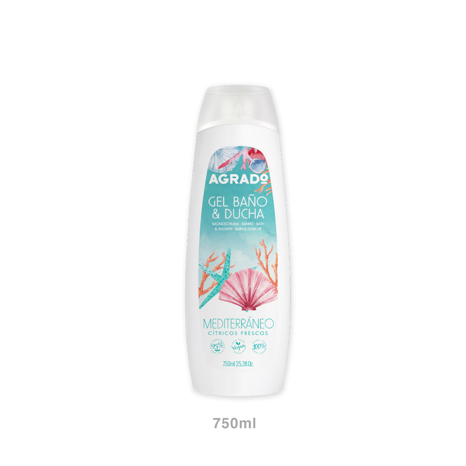Gel Banho Agrado Mediterrâneo 750ml