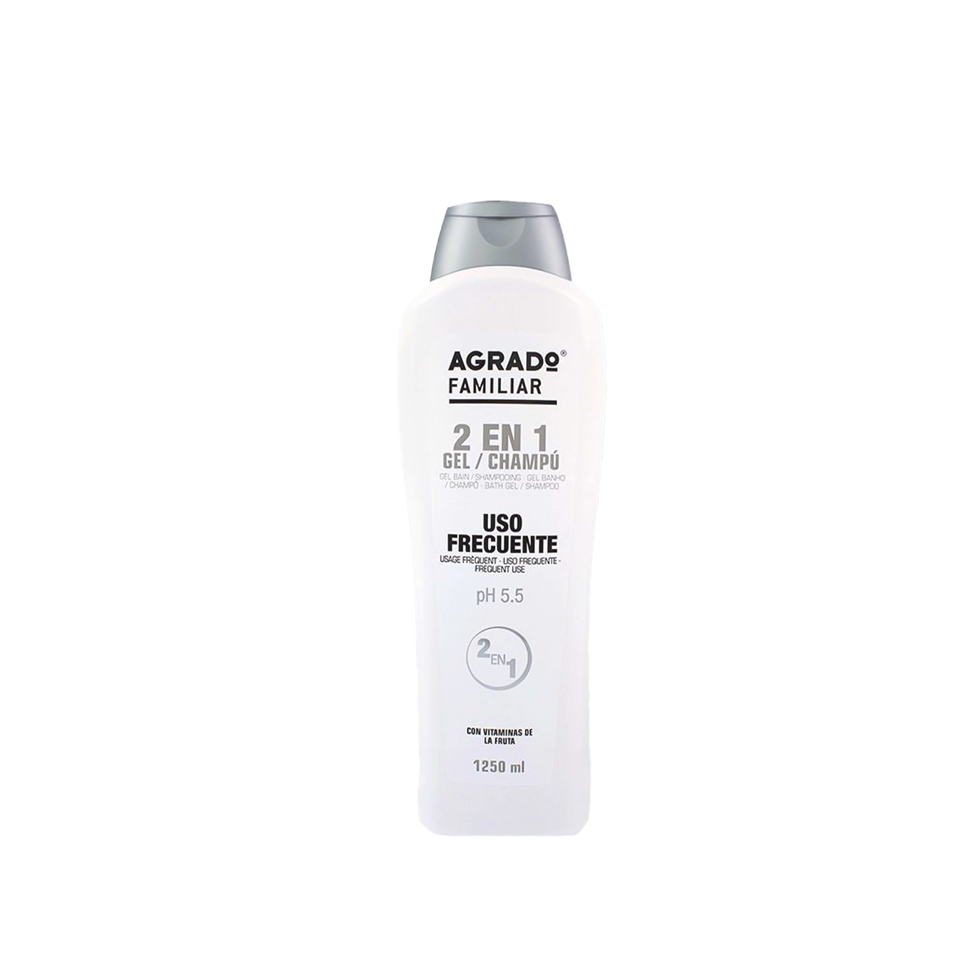 Champô / Gel Banho Uso Frequente Agrado 2 em 1 1250ml