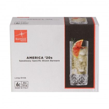 Copo Vidro America 20s sem P Long Drink 40cl Pack 6