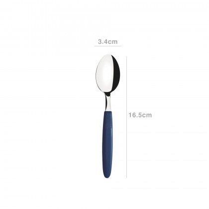 Colher Sobremesa Ipanema Cabo Polipropileno Azul 3.4X16.5cm