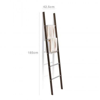 Toalheiro P Inox Castanho 42.5X185cm