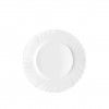 Prato Vidro Opaco Ebro Sobremesa Branco 20X1.8cm