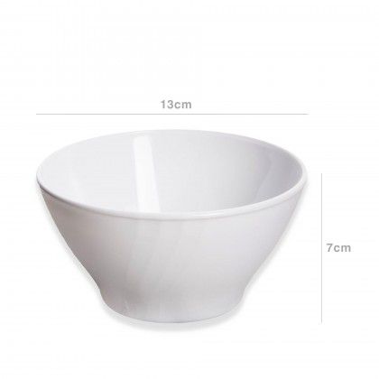 Tigela Vidro Opaco Ebro Branco 13X7cm
