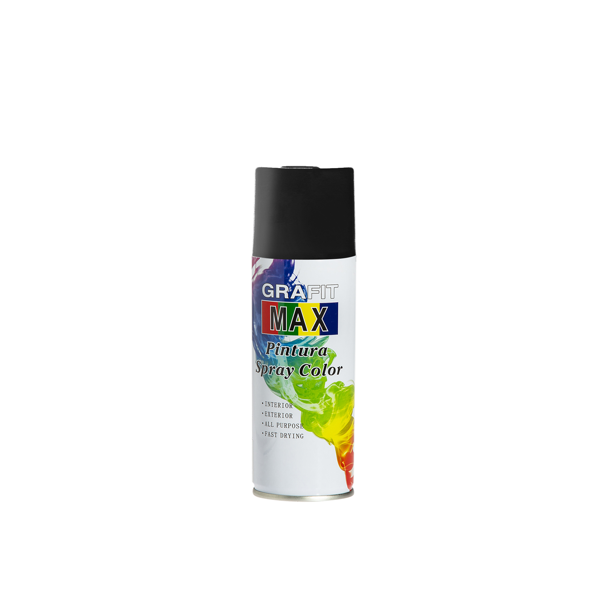 Spray Grafit Max Preto Mate 200ml