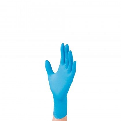 Luva Nitrilo Azul Eco Tamanho XS Pack 100