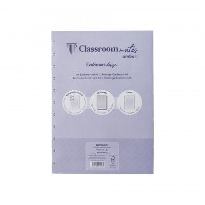 Recarga Caderno Inteligente Ecosmart Pautado A4 50F 100gr