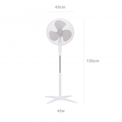 Ventoinha com P Branca 45w 43X130cm