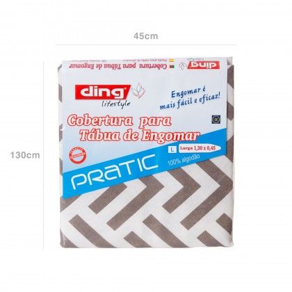 Cobertura Tábua Engomar Patric 100% Algodão L 130X45cm Cobertura Tábua Engomar Patric 100% Algodão L 130X45cm