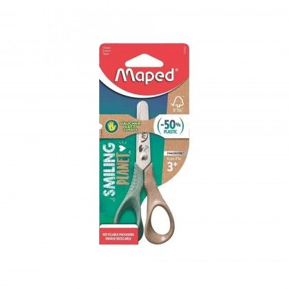 Tesoura Wood Maped Esquerdino 12cm