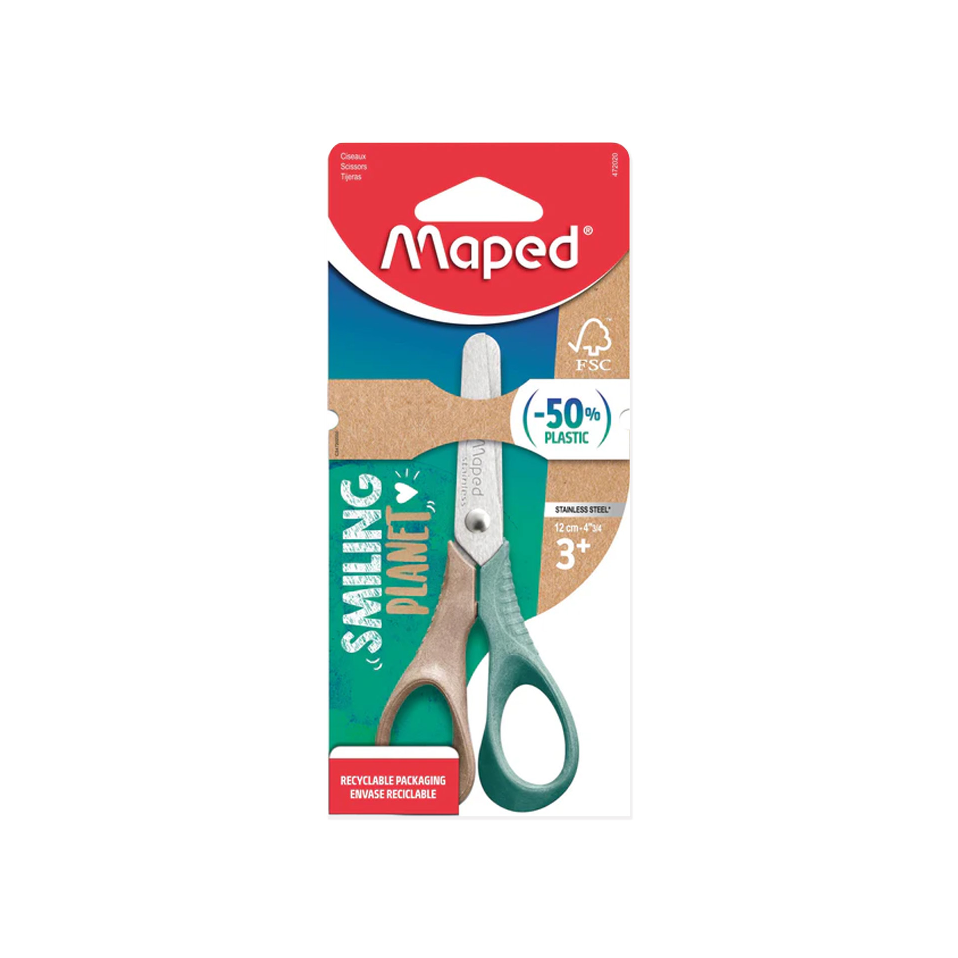 Tesoura Wood Maped 12cm