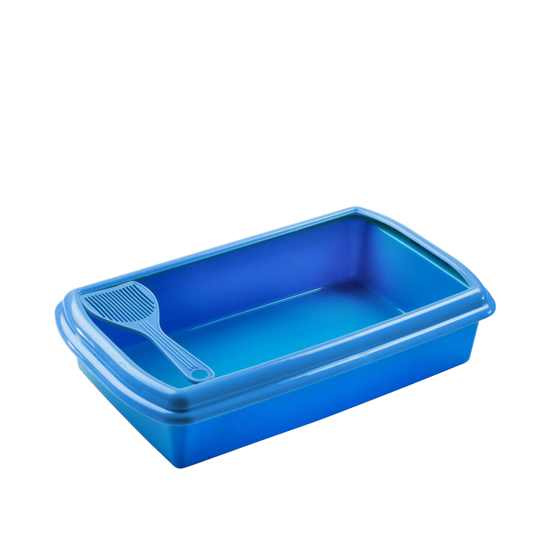 Caixa Higiénica com Pá Plástico Cor Sólida 8000ml 48X29X11cm