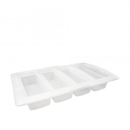 Caixa 4 Divisões com Tampa Gn1/1 53X32.5cm Caixa 4 Divisões com Tampa Gn1/1 53X32.5cm