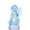 Crio Eltrico Menino Anjo 5X5X16cm Luz Azul