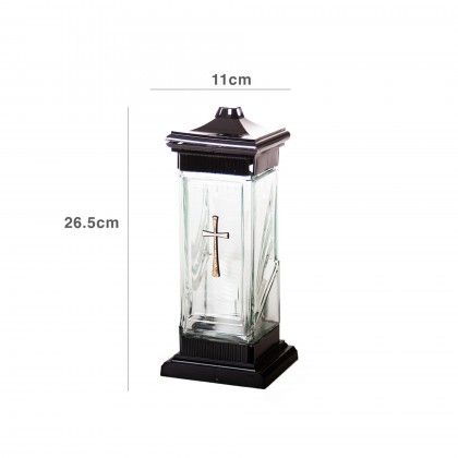 Candeeiro Torre 11X26.5cm Preto