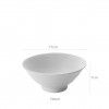 Tigela Melamina Lacor White & Black Cnica Branco 17X7cm