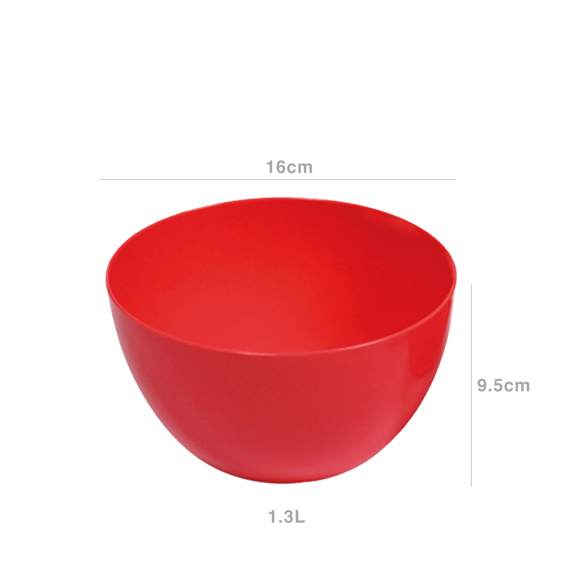 Tigelão Plástico 1300ml 16X9.5cm