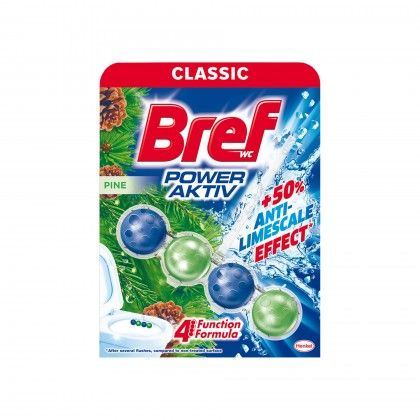 Bloco Sanitrio Bref Wc Power Aktiv Pinho 50gr