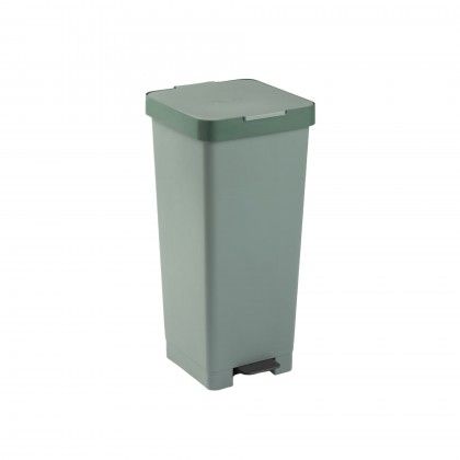 Balde Lixo com Pedal Smart Verde Slvia 40L 33X31X67cm