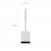 Escovilho Wc Silicone Flexvel Branco 11.2X6.2X42cm