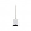 Escovilho Wc Silicone Flexvel Branco 11.2X6.2X42cm