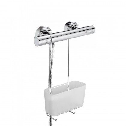 Cesto Cabide WC Standard Simples Glac 20.5X11X41.5cm