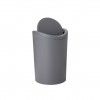 Balde WC com Tampa Basculante Standard Cinzento 6L 19X28cm