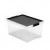 Caixa Multiusos Plstica New Preto 35L 37X51X26cm