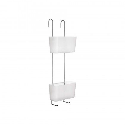 Cesto Cabide WC Standard Duplo Glac 20X13X59cm