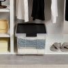 Caixa Multiusos Plstica New Preto 35L 37X51X26cm