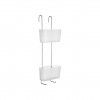Cesto Cabide WC Standard Duplo Glac 20X13X59cm