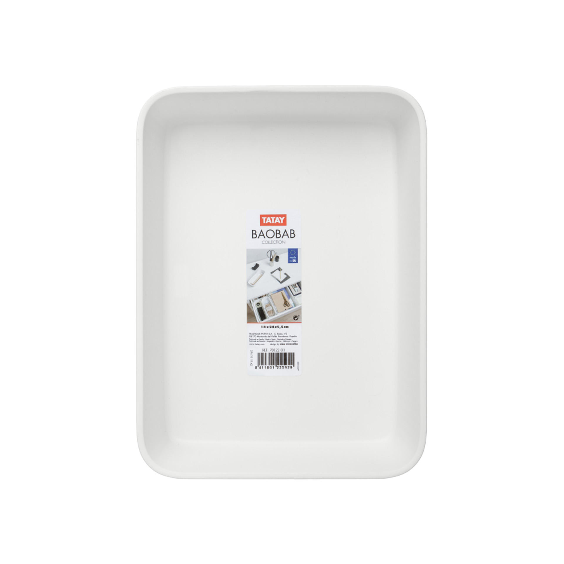 Organizador Baobab Branco A5 1.8L 17.7X24X5.6cm