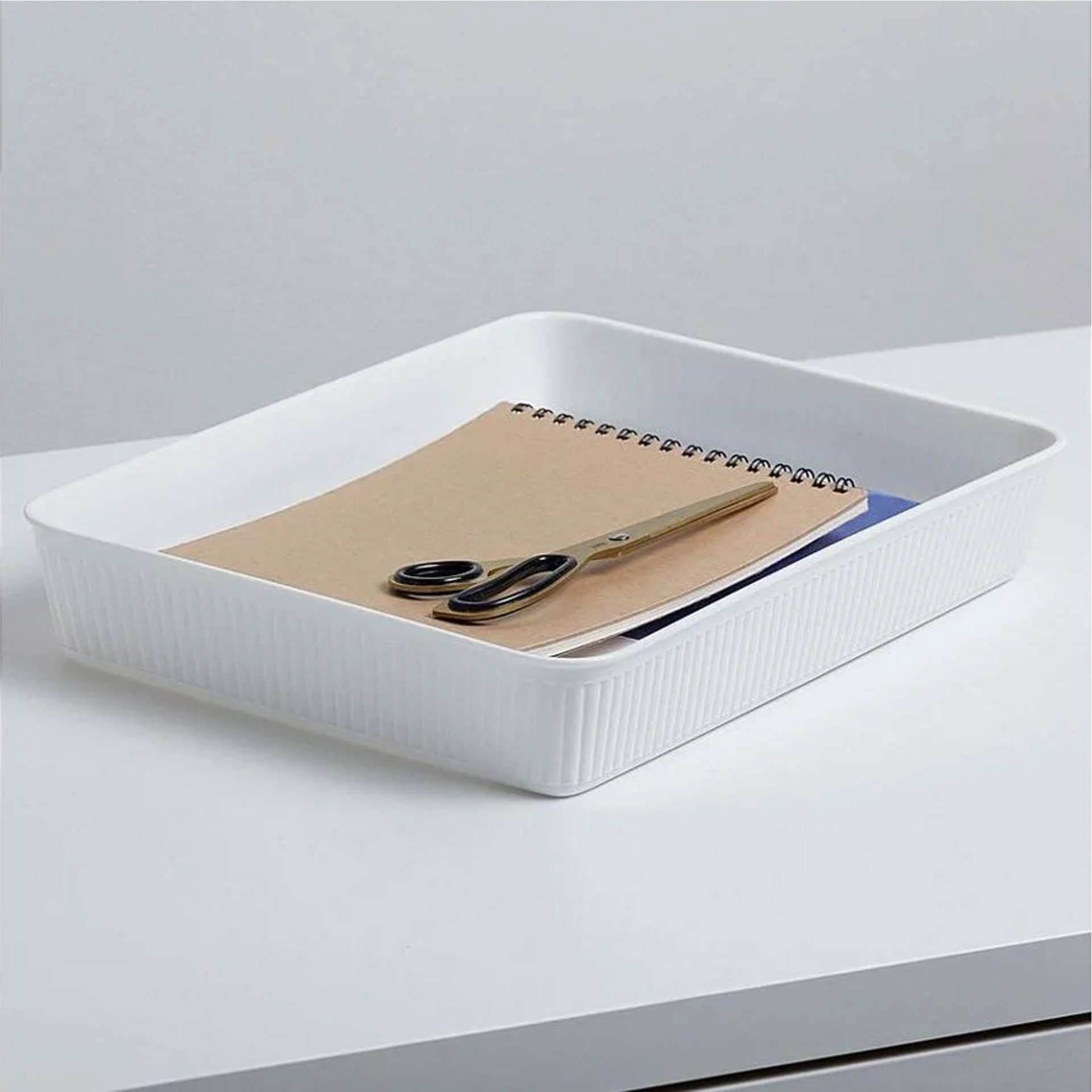 Organizador Baobab Branco A4 3.8L 24.7X33.6X5.6cm