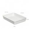 Organizador Baobab Branco A4 3.8L 24.7X33.6X5.6cm Organizador Baobab Branco A4 3.8L 24.7X33.6X5.6cm