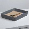 Organizador Baobab Cinza A4 3.8L 24.7X33.6X5.6cm