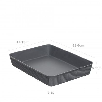 Organizador Baobab Cinza A4 3.8L 24.7X33.6X5.6cm
