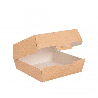 Caixa Hambrguer 220G/M2 14.2X13.7X6.1cm Pack 50