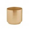 Vaso Decorativo Metal Dourado 18X16.5cm