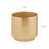 Vaso Decorativo Metal Dourado 18X16.5cm